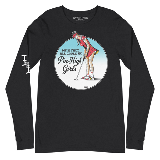 Pin-High Girls Long Sleeve Tee