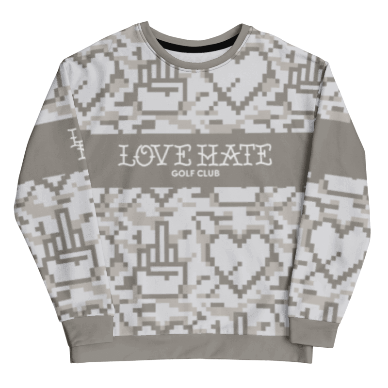 Love Hate Camo Sweatshirt