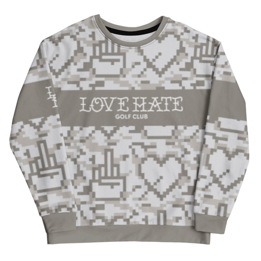 Love Hate Camo Sweatshirt