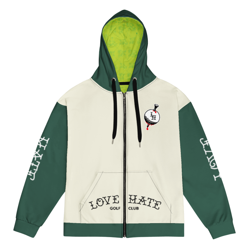 Love Hate Zip Hoodie