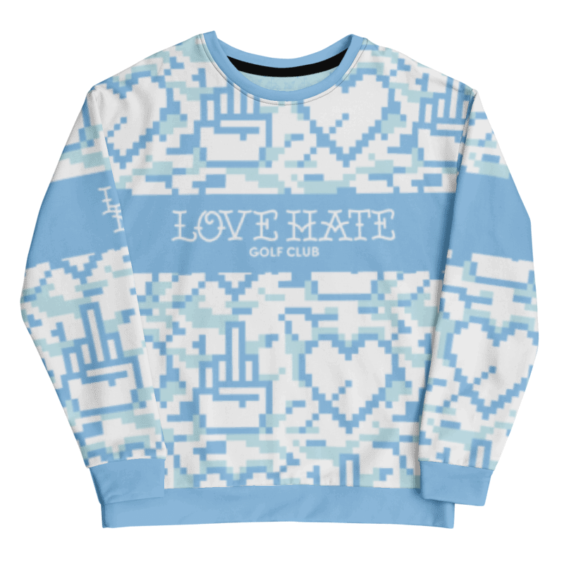 Love Hate Camo Sweatshirt