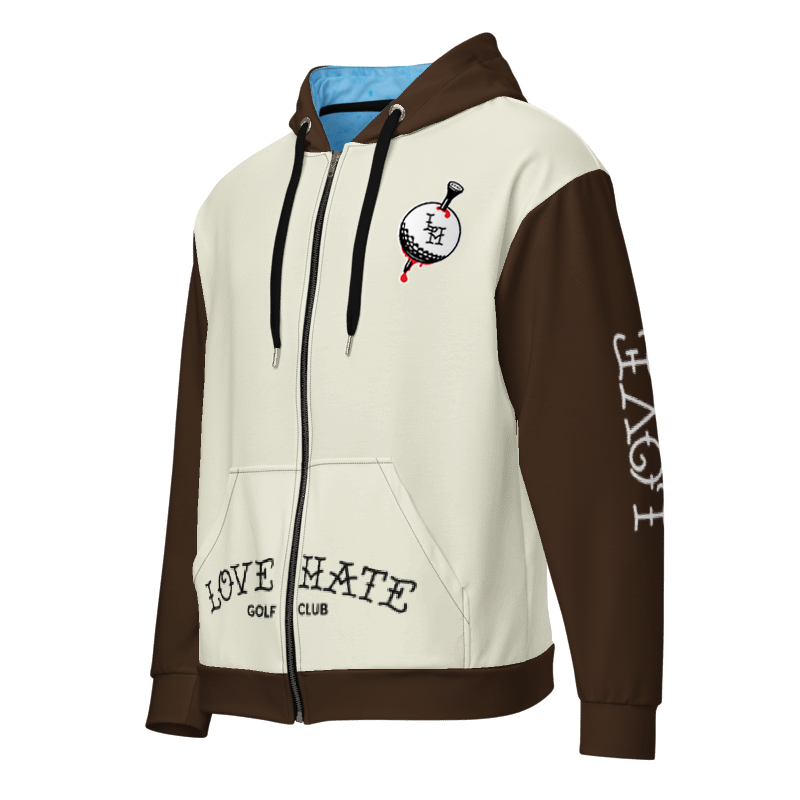 Love Hate Zip Hoodie