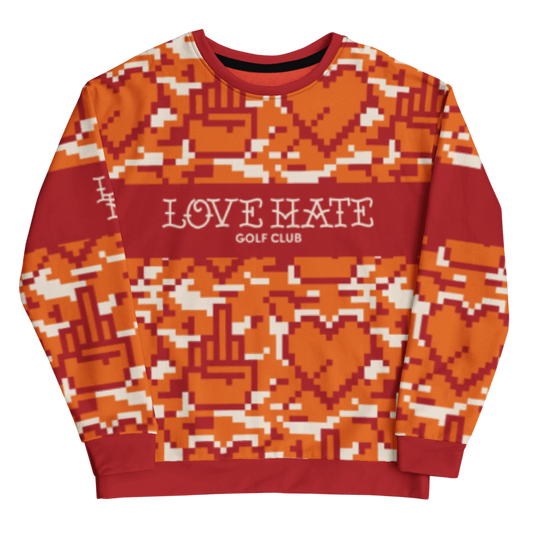 Love Hate Camo Sweatshirt