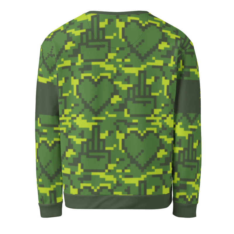 Love Hate Camo Sweatshirt