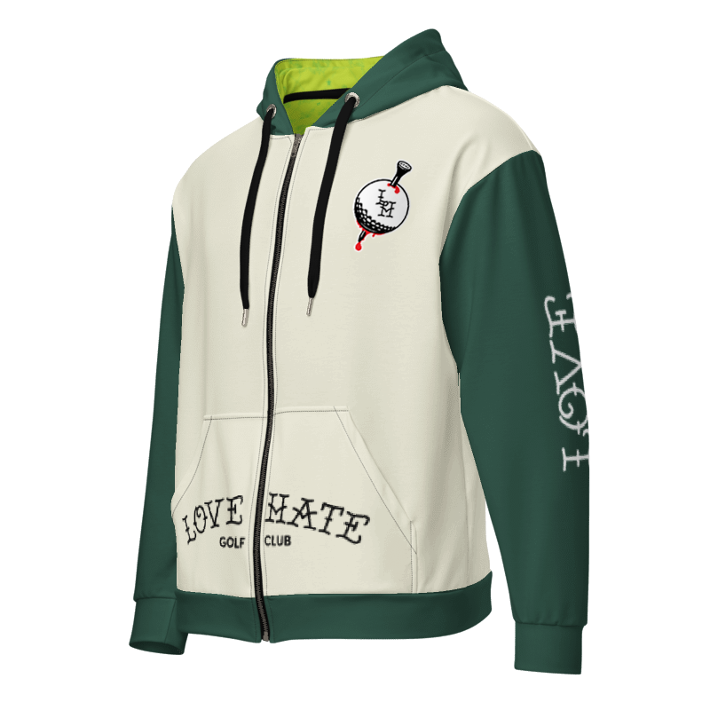 Love Hate Zip Hoodie