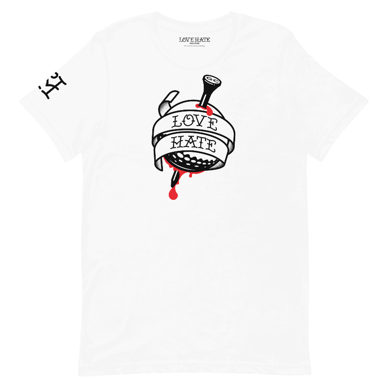 Love Hate Golf Club Tee