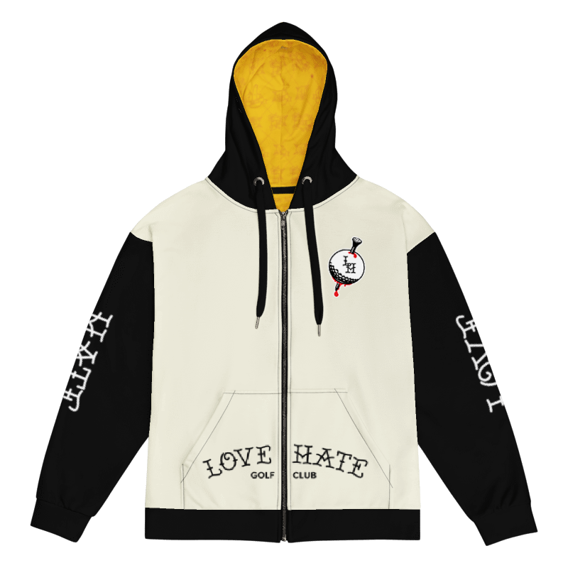 Love Hate Zip Hoodie