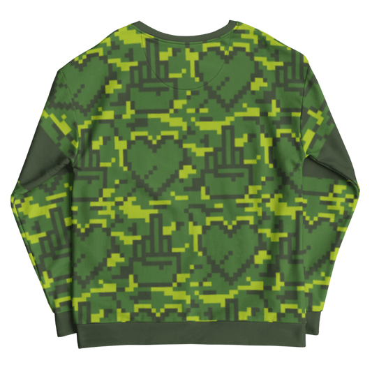 Love Hate Camo Sweatshirt