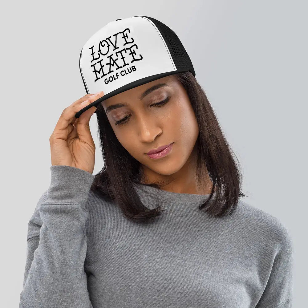 Love Hate Trucker Hat Love Hate Golf Club