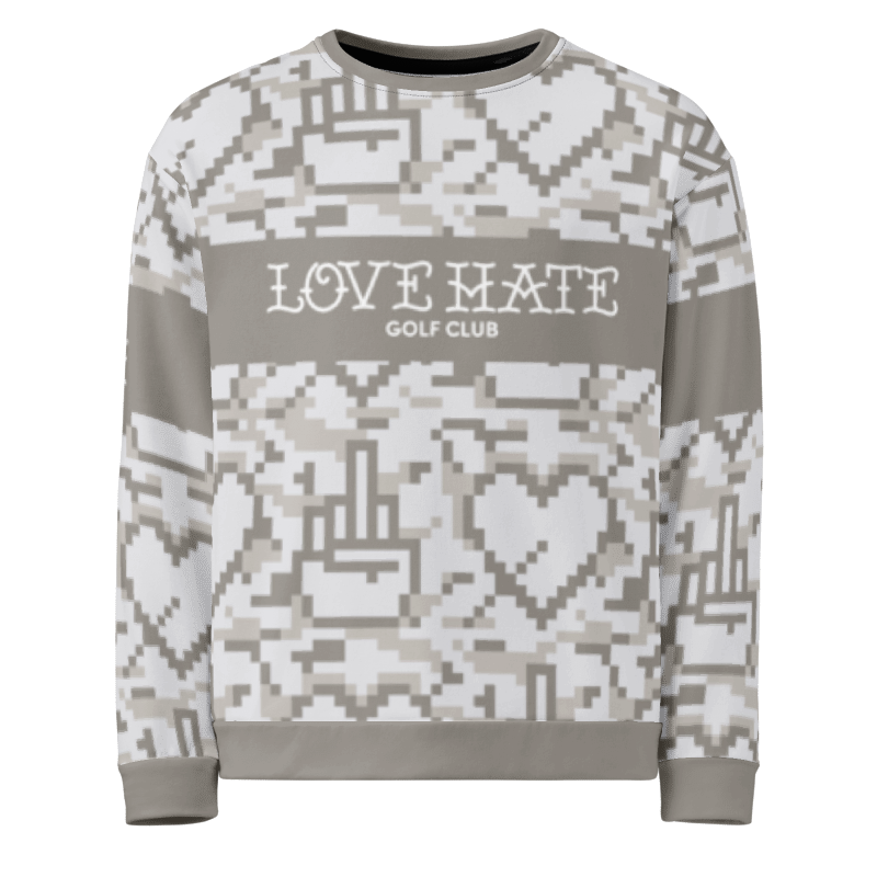 Love Hate Camo Sweatshirt