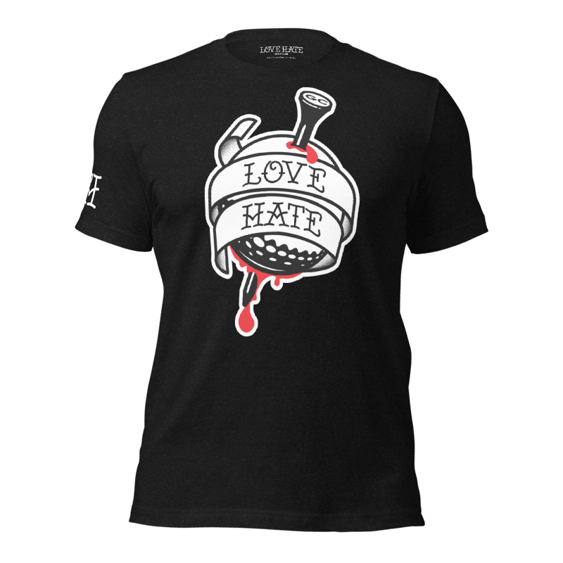 Love Hate Golf Club Tee
