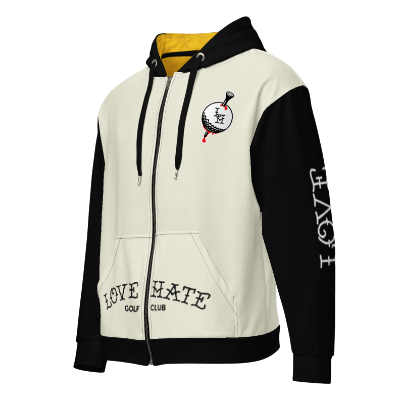 Love Hate Zip Hoodie