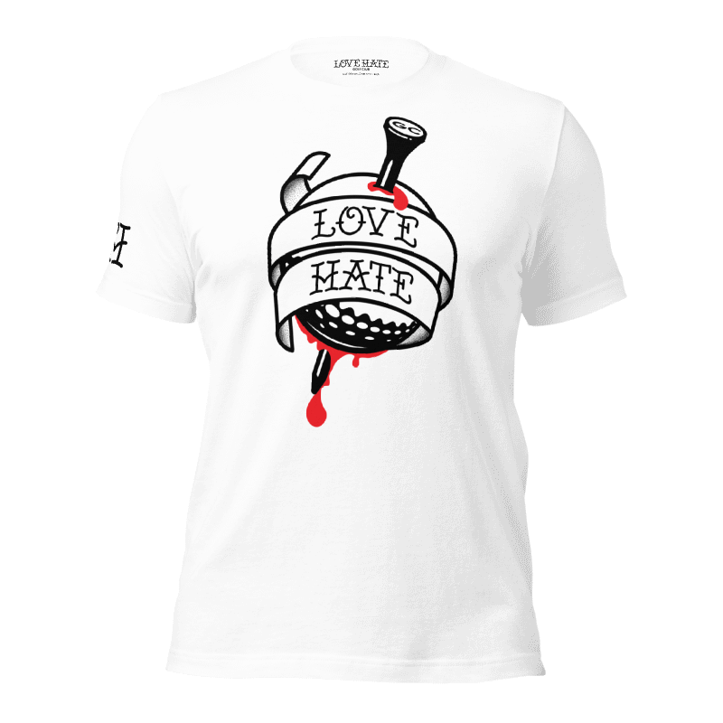 Love Hate Golf Club Tee