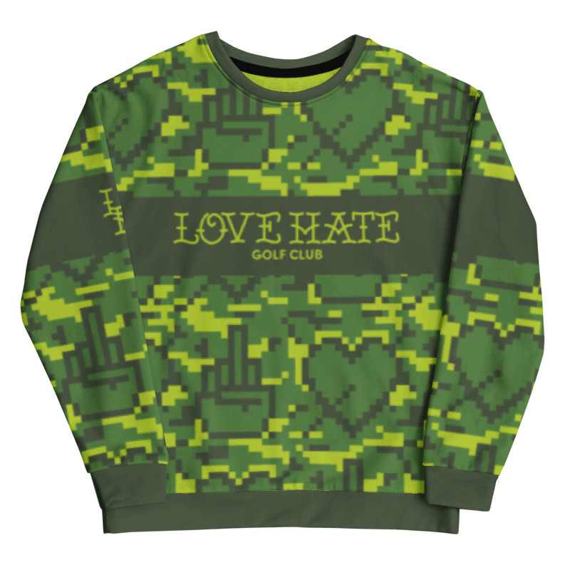 Love Hate Camo Sweatshirt