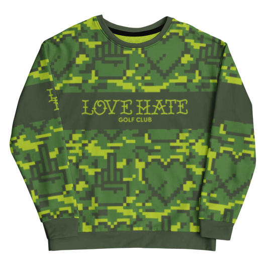Love Hate Camo Sweatshirt