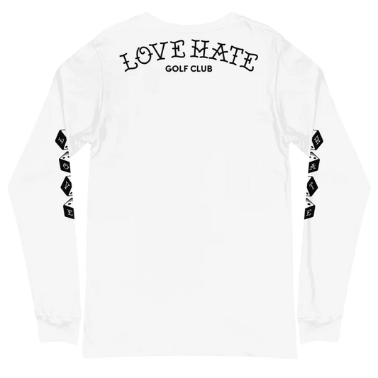 Pitch’n Fate Long Sleeve Tee Love Hate Golf Club