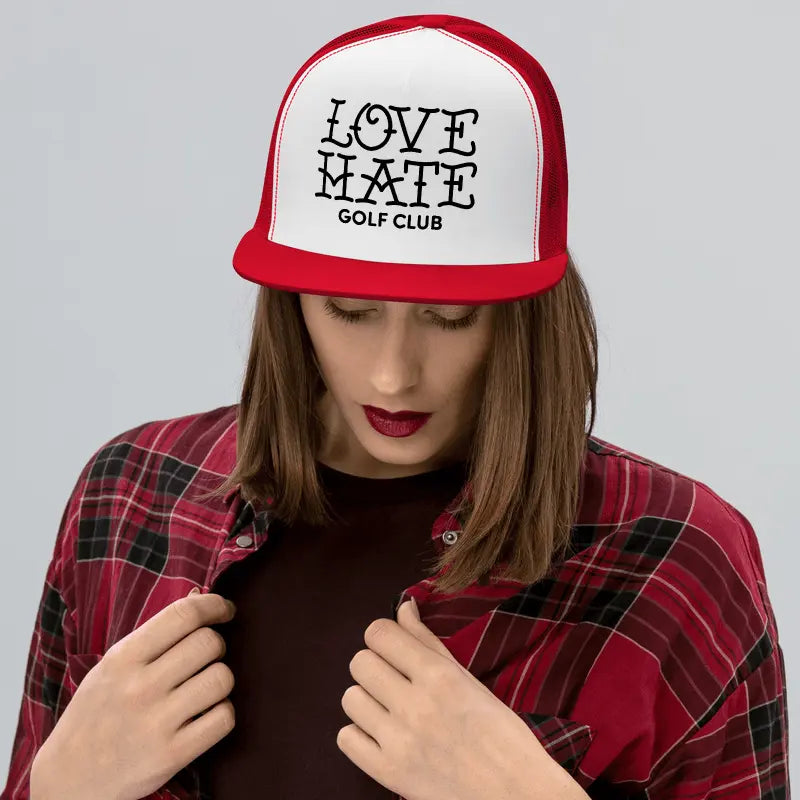 Love Hate Trucker Hat Love Hate Golf Club