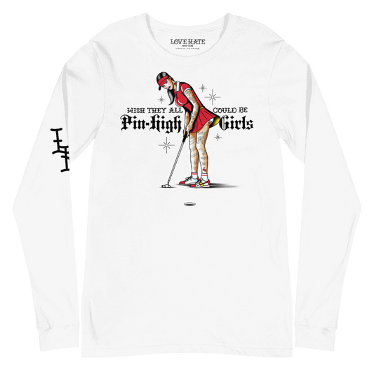 Pin-High Girls Long Sleeve Tee