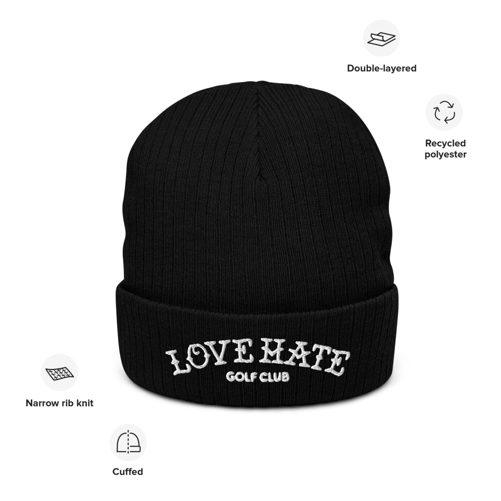 Love Hate Knit Beanie