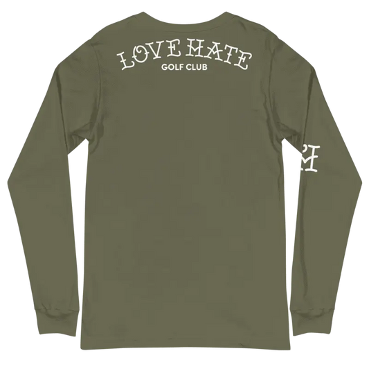 Good Bad Hands Long Sleeve Tee Love Hate Golf Club
