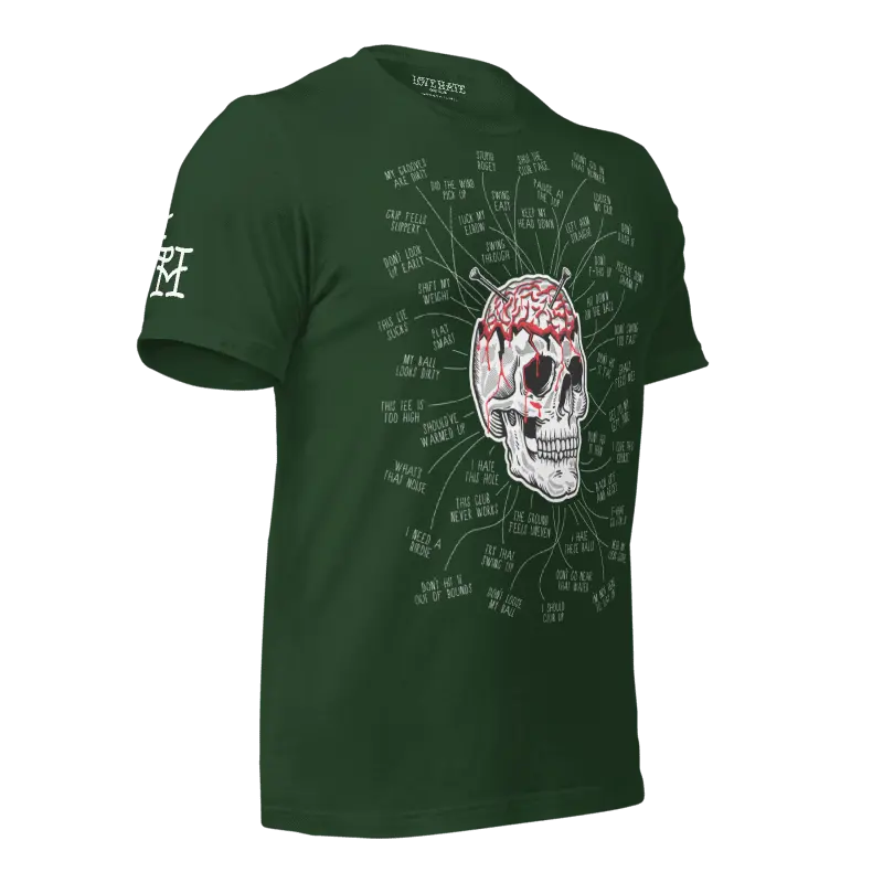 Ur Brain Tee Love Hate Golf Club