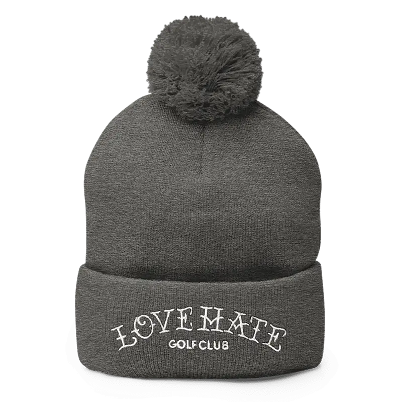 Love Hate Pom-Pom Beanie Love Hate Golf Club