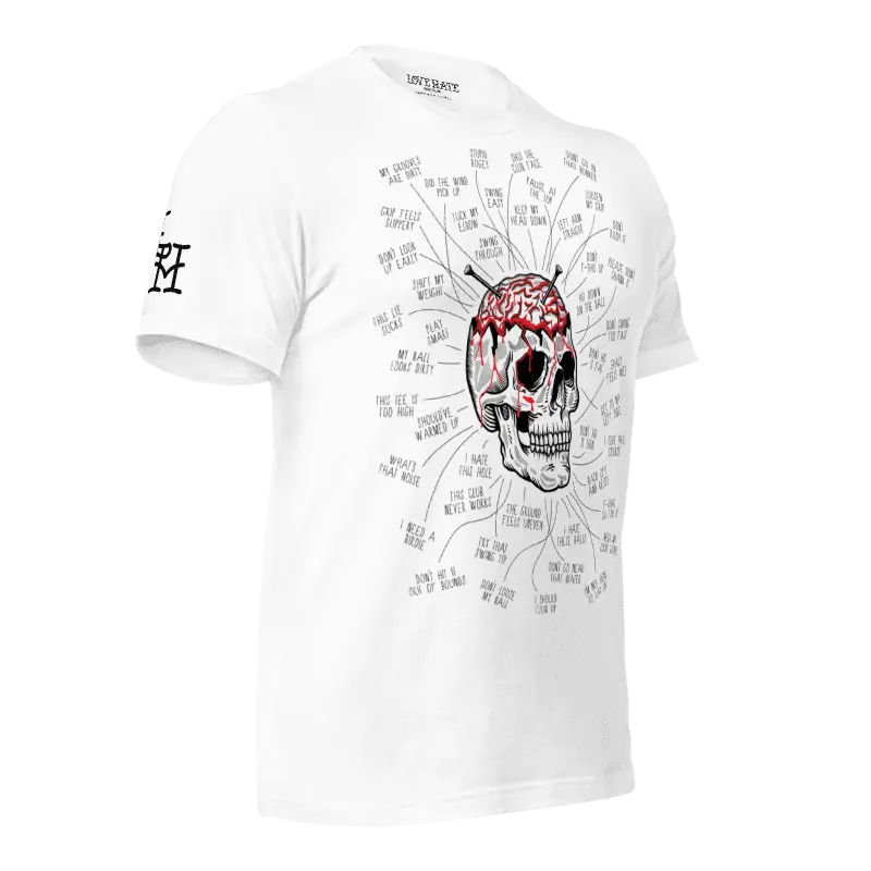 Ur Brain Tee Love Hate Golf Club