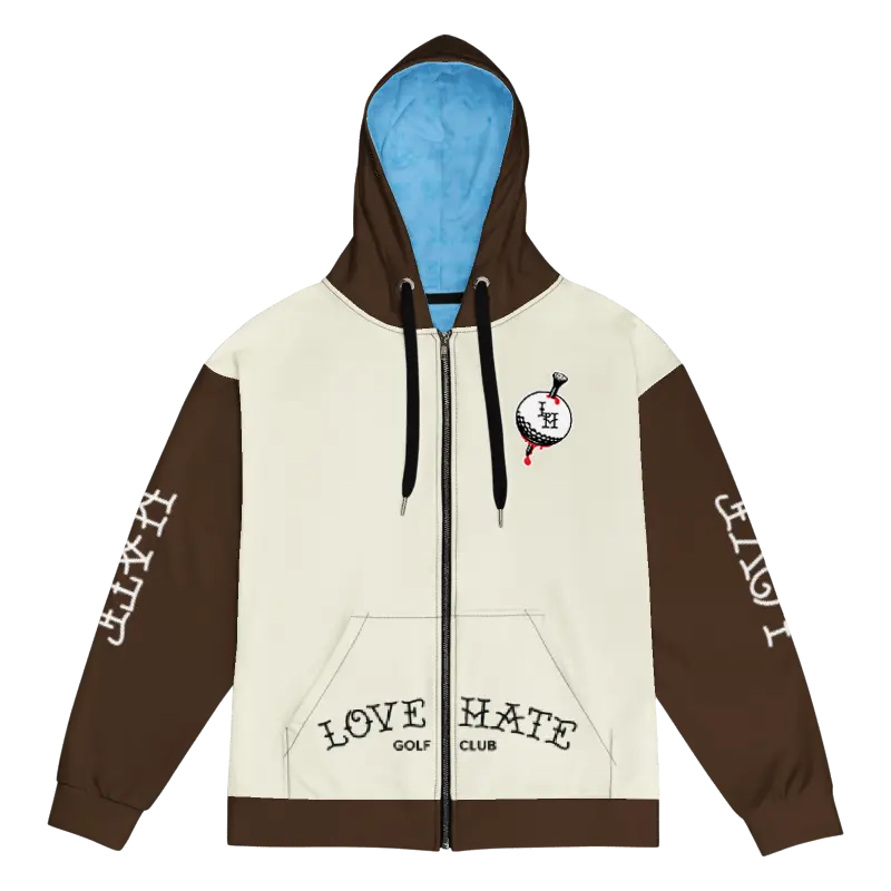Love Hate Zip Hoodie Love Hate Golf Club