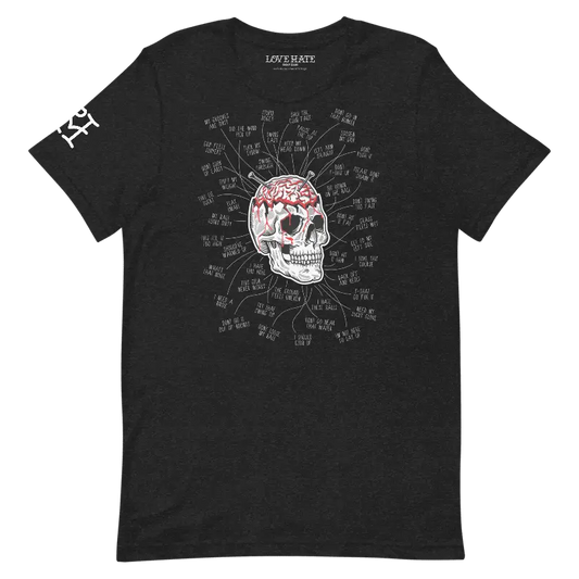 Ur Brain Tee Love Hate Golf Club