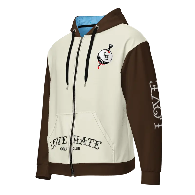 Love Hate Zip Hoodie Love Hate Golf Club