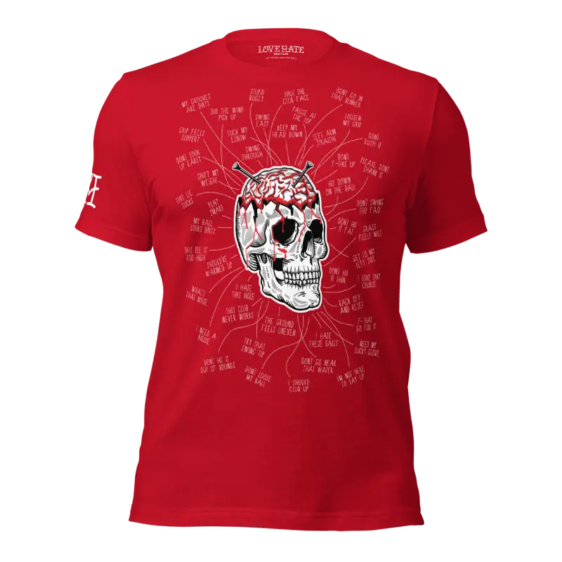 Ur Brain Tee Love Hate Golf Club