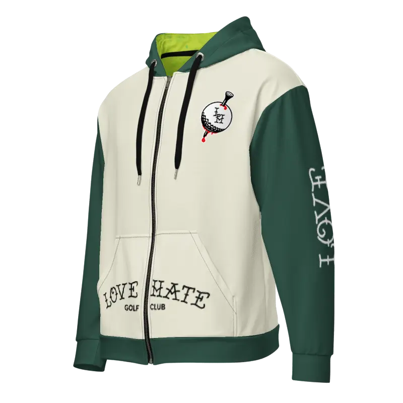 Love Hate Zip Hoodie Love Hate Golf Club