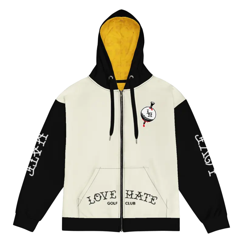Love Hate Zip Hoodie Love Hate Golf Club
