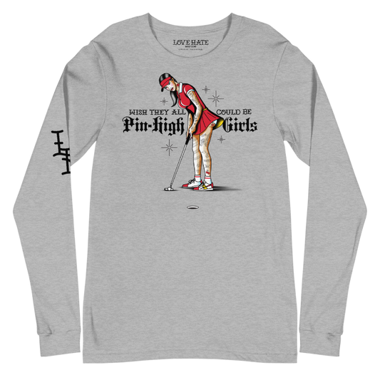 Pin-High Girls Long Sleeve Tee