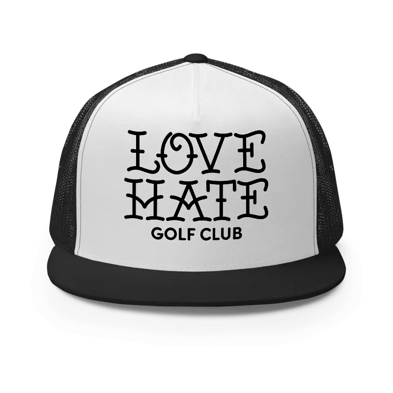 Love Hate Trucker Hat Love Hate Golf Club
