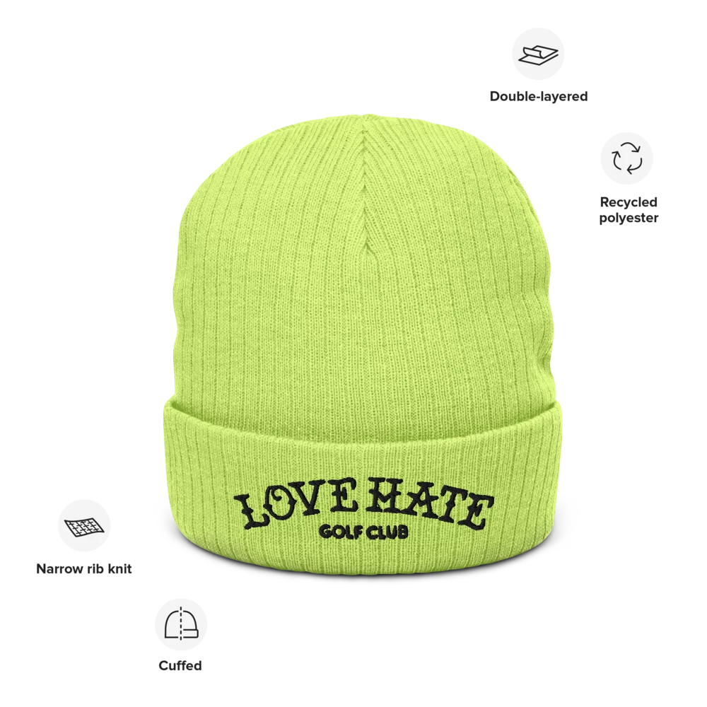 Love Hate Knit Beanie