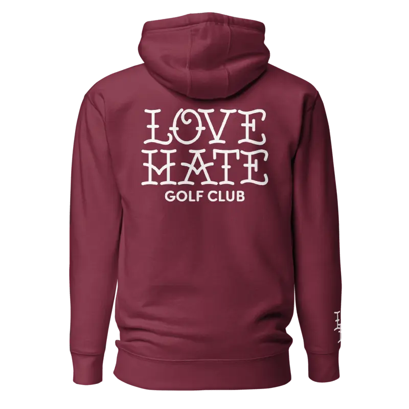 Lover Not A Golfer Hoodie Love Hate Golf Club