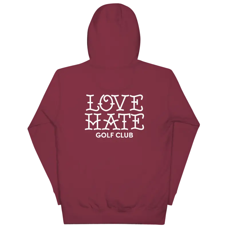 Lover Not A Golfer Hoodie Love Hate Golf Club