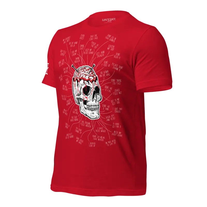 Ur Brain Tee Love Hate Golf Club