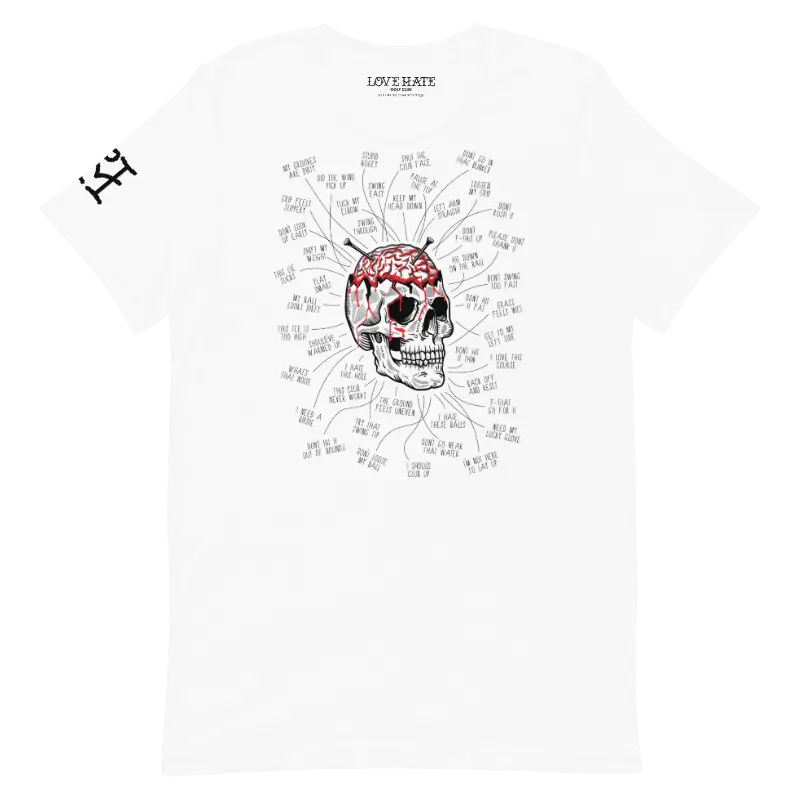 Ur Brain Tee Love Hate Golf Club