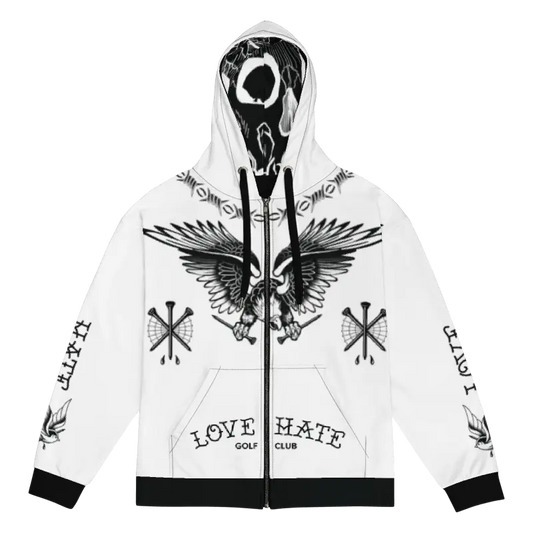B.B.E. Zip Hoodie Love Hate Golf Club