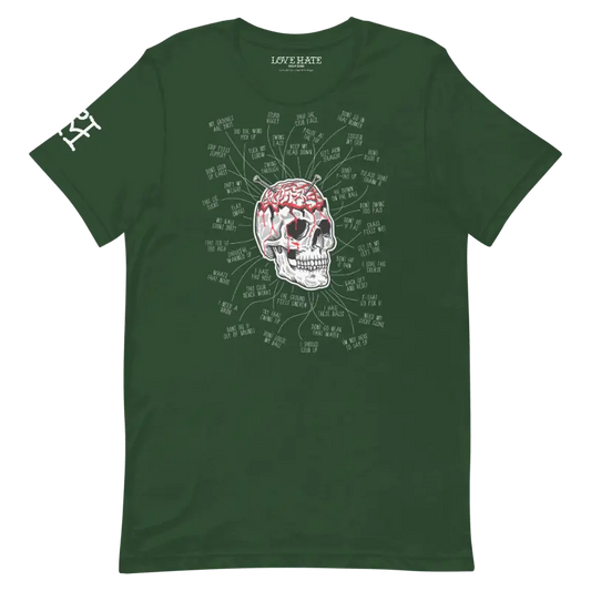 Ur Brain Tee Love Hate Golf Club