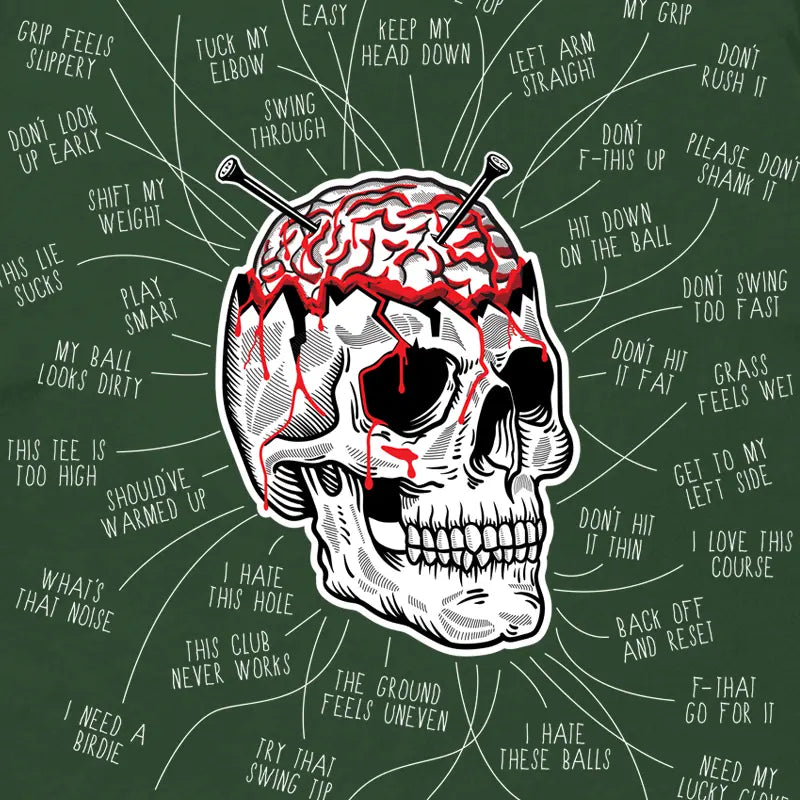 Ur Brain Tee Love Hate Golf Club