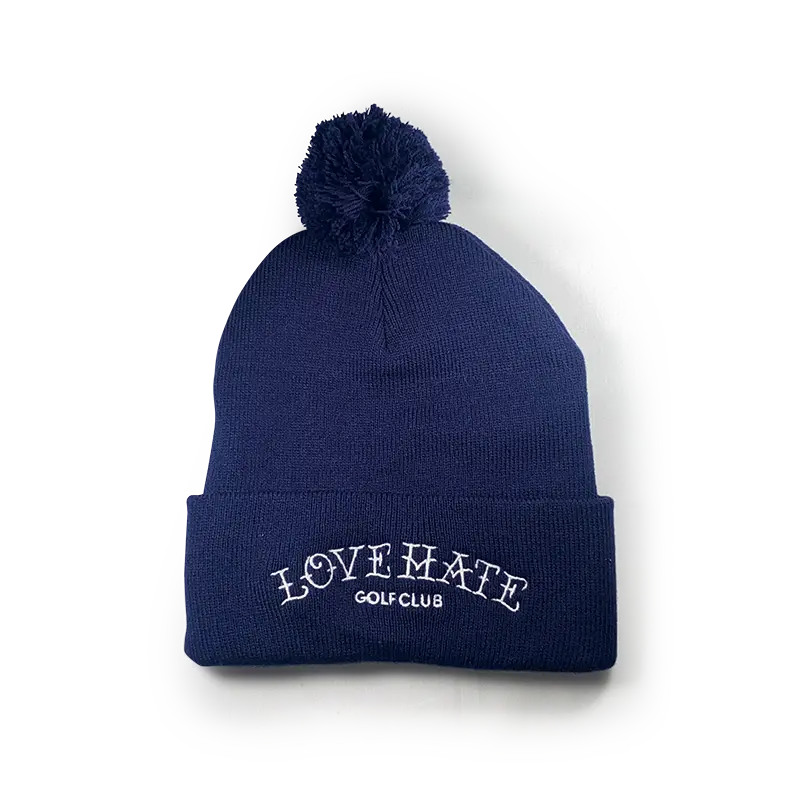 Love Hate Pom-Pom Beanie Love Hate Golf Club