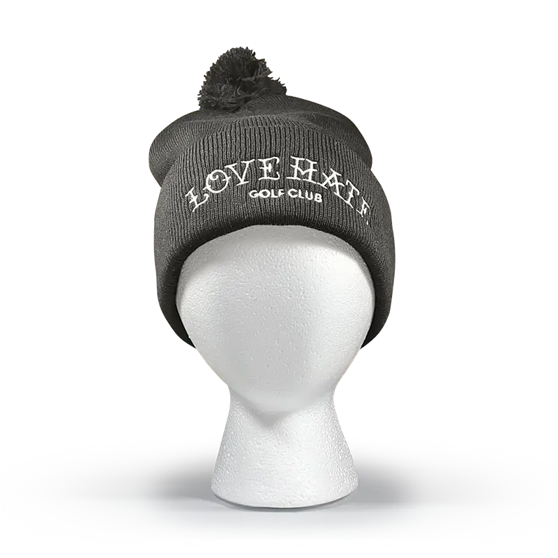 Love Hate Pom-Pom Beanie Love Hate Golf Club