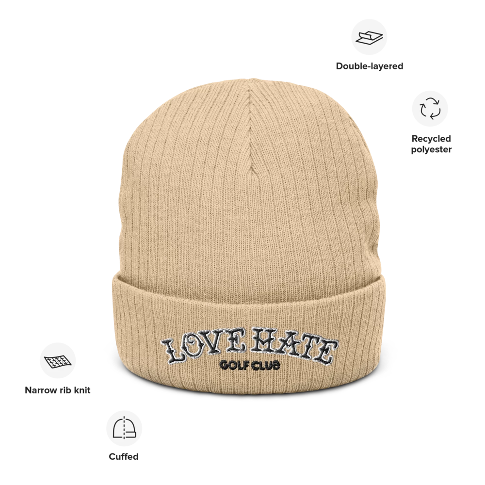 Love Hate Knit Beanie