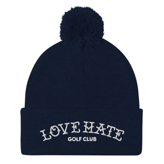 Love Hate Pom-Pom Beanie
