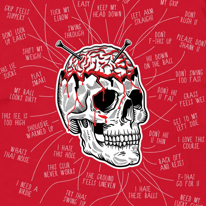 Ur Brain Tee Love Hate Golf Club