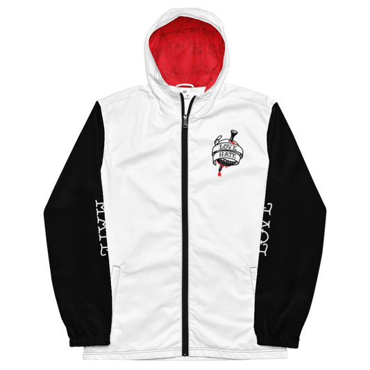 Love Hate Zip Hoodie