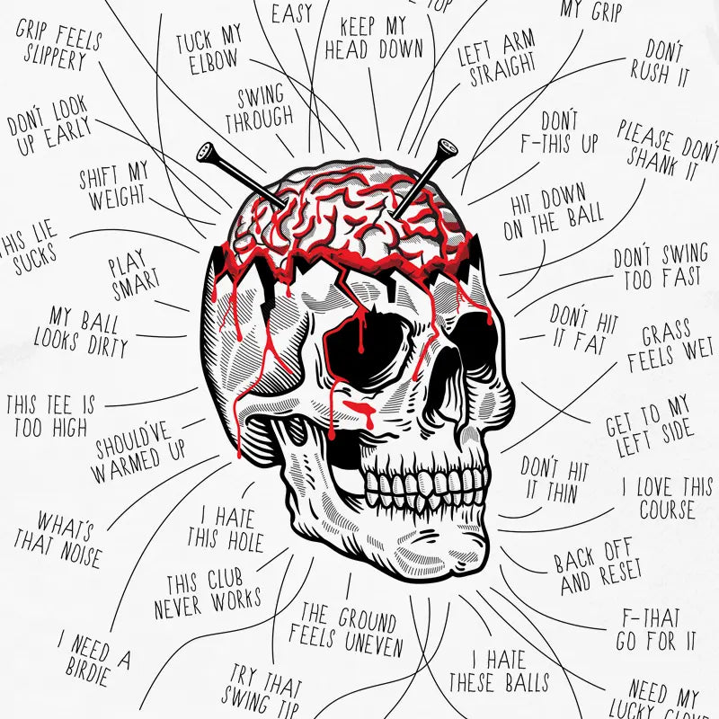 Ur Brain Tee Love Hate Golf Club